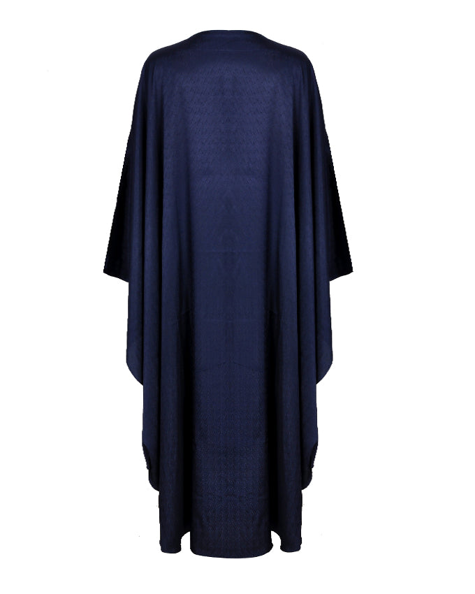Premium Brocade Kimono Navy Blue