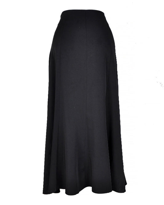 6-Piece Black Maxi Skirt