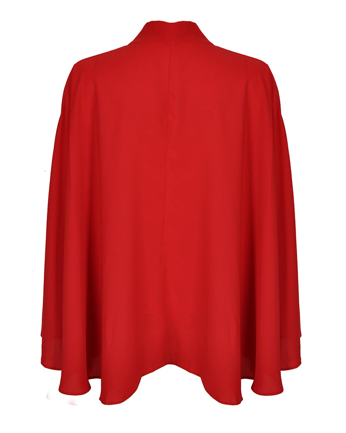 Longline Red Kimono