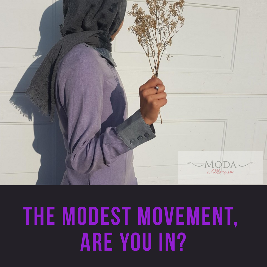 THE MODEST MOVEMENT, ARE YOU IN?
