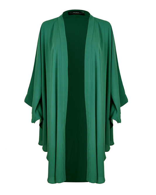 Longline Green Kimono